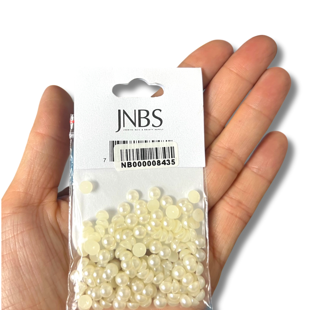 JNBS  Flat-Back Pearl Nail Charm (4 Styles)