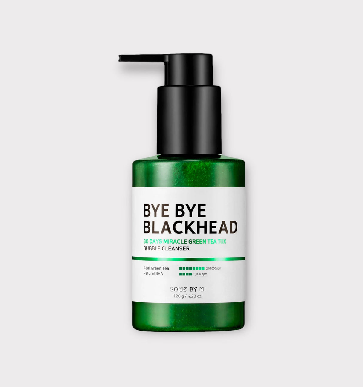 SOME BY MI Bye Bye Blackhead 30 Days Miracle Green Tea Tox Bubble Cleanser 120g