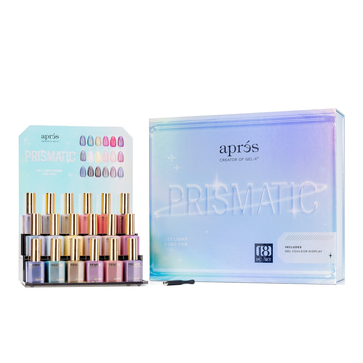 Prismatic 18pcs Gel Couleur Set (HEMA/TPO/TMPTA-Free)