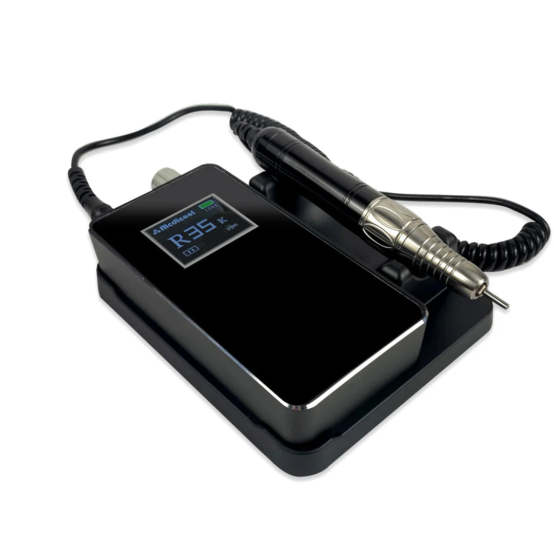 Medicool Pro Power Elite Electric Nail Drill 35,000 RPM Portable E-File