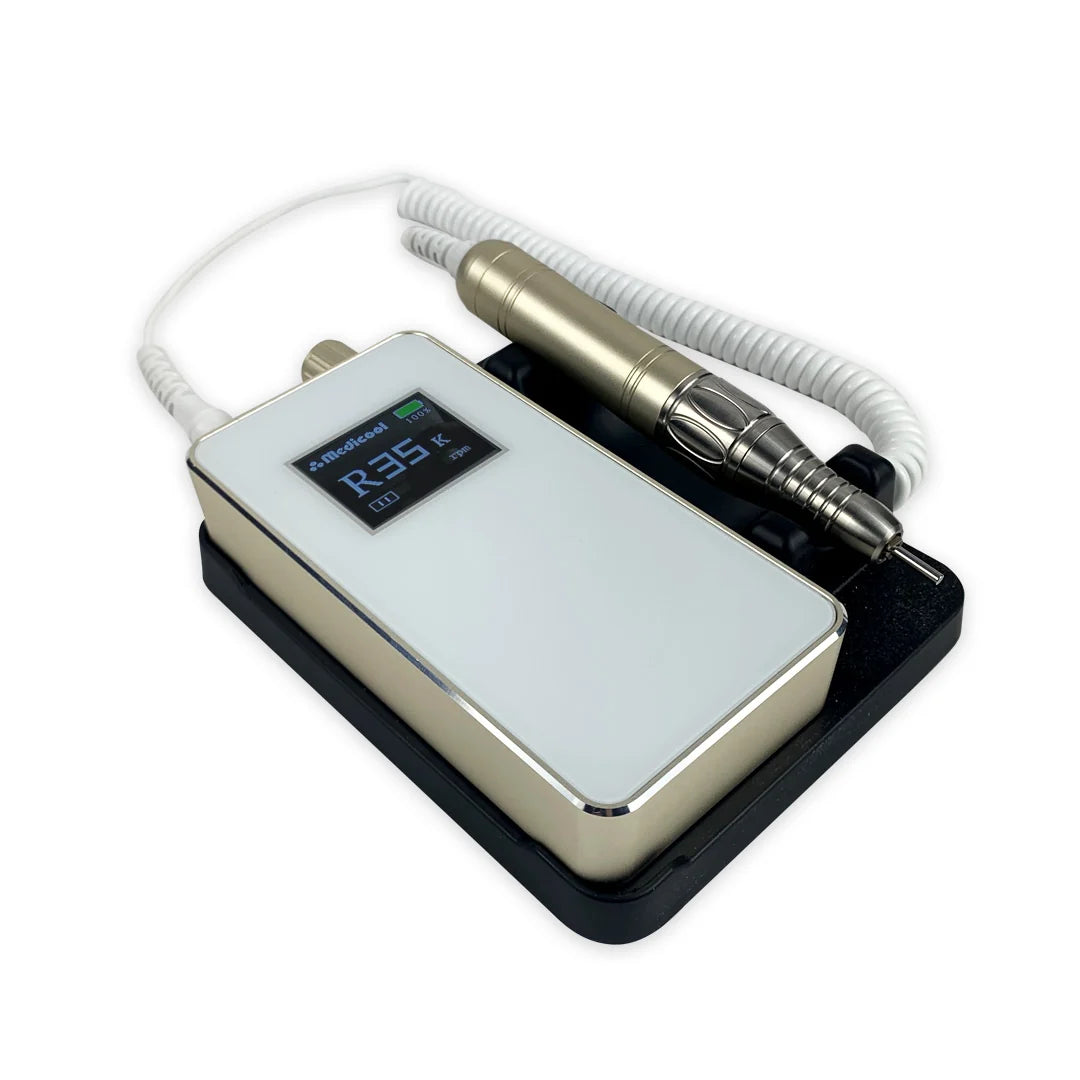 Medicool Pro Power Elite Electric Nail Drill 35,000 RPM Portable E-File
