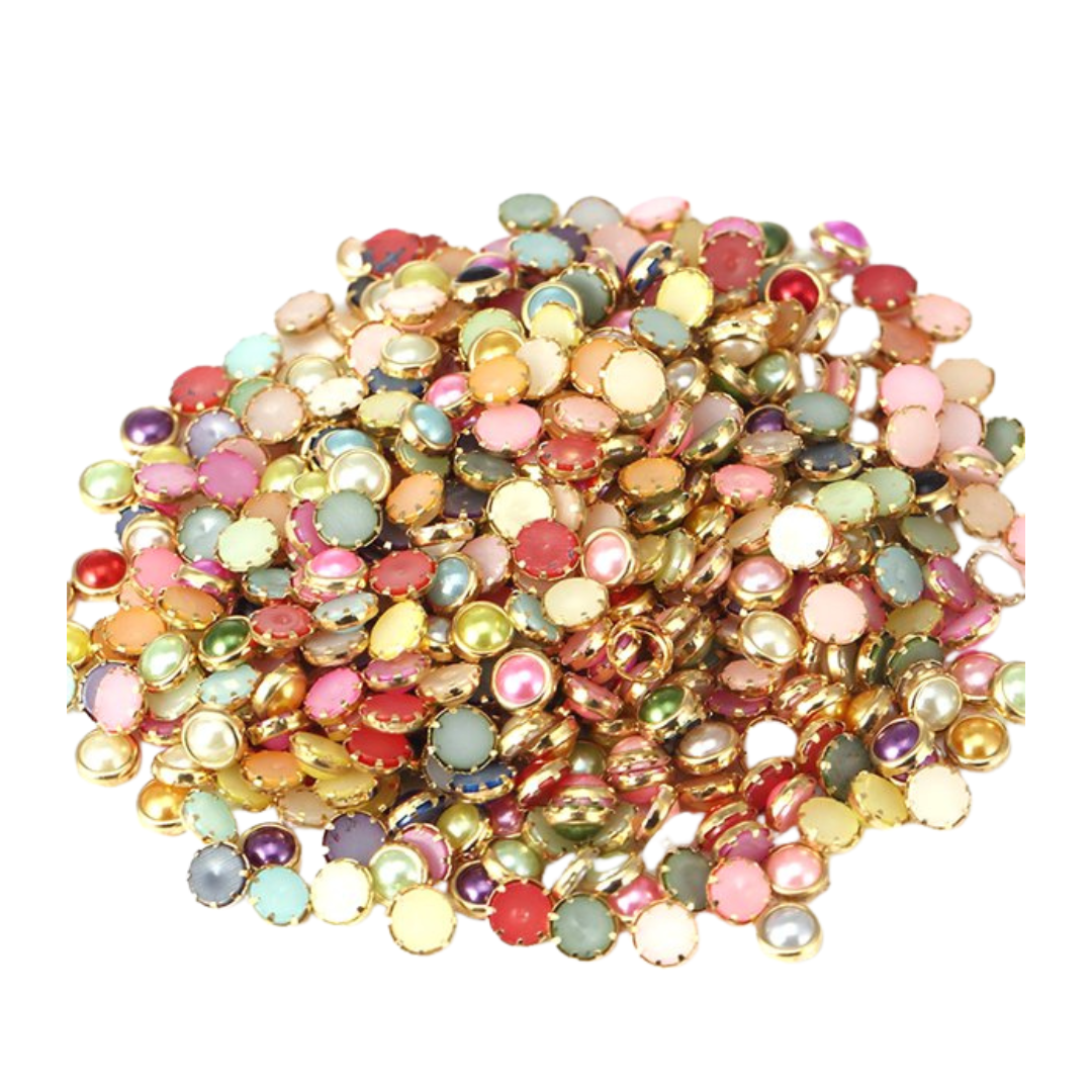 JNBS Round Nail Art Rhinestones (Assorted Color) 200pcs/bag