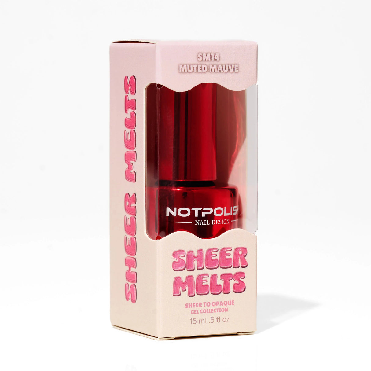 Notpolish Sheer Melts Gel Polish SM14 MUTED MAUVE