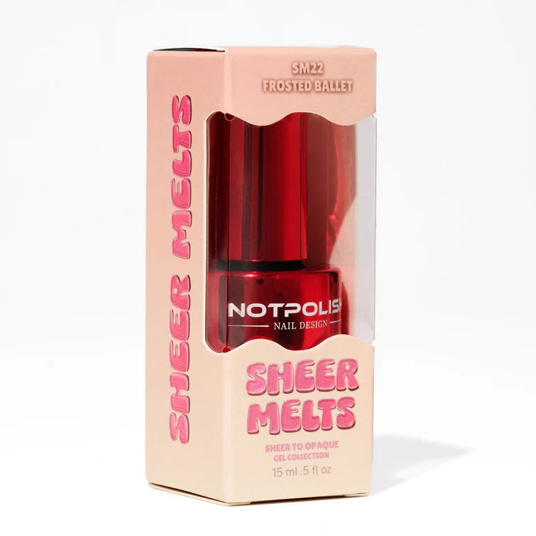 Notpolish Sheer Melts Gel Polish SM22 FROSTED BALLET