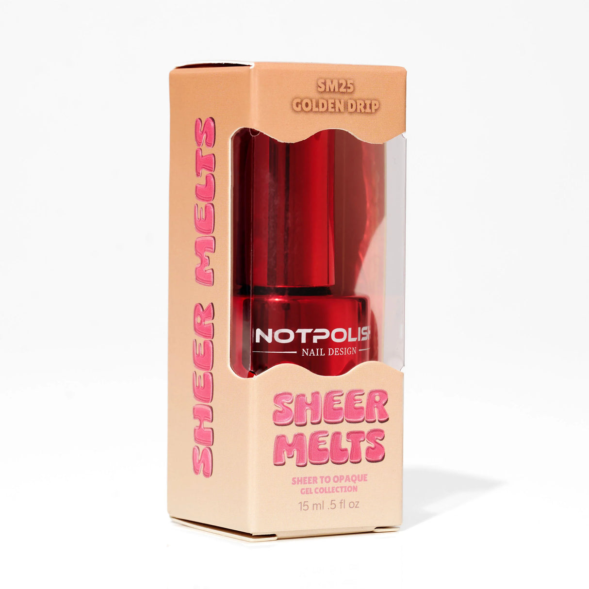 Notpolish Sheer Melts Gel Polish SM25 GOLDEN DRIP