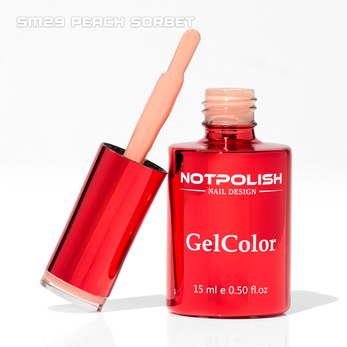 Notpolish Sheer Melts Gel Polish SM29 PEACH SORBET