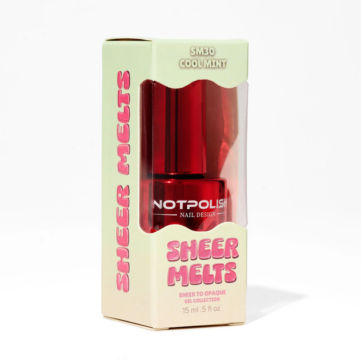 Notpolish Sheer Melts Gel Polish SM30 COOL MINT