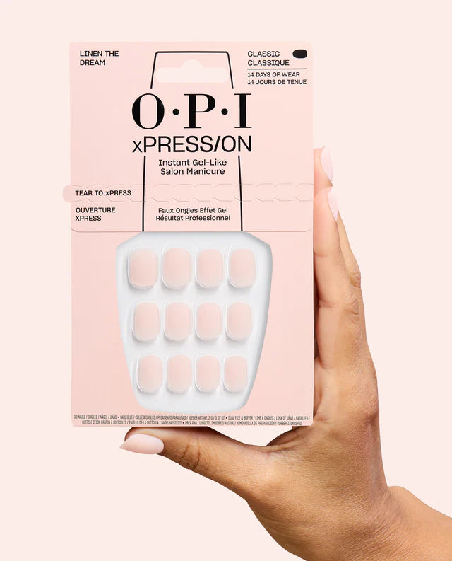 OPI xPRESS/ON Iconic Shades (Short) Linen the Dream AN068S