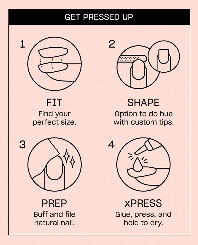 OPI xPRESS/ON Iconic Shades (Short) Linen the Dream AN068S