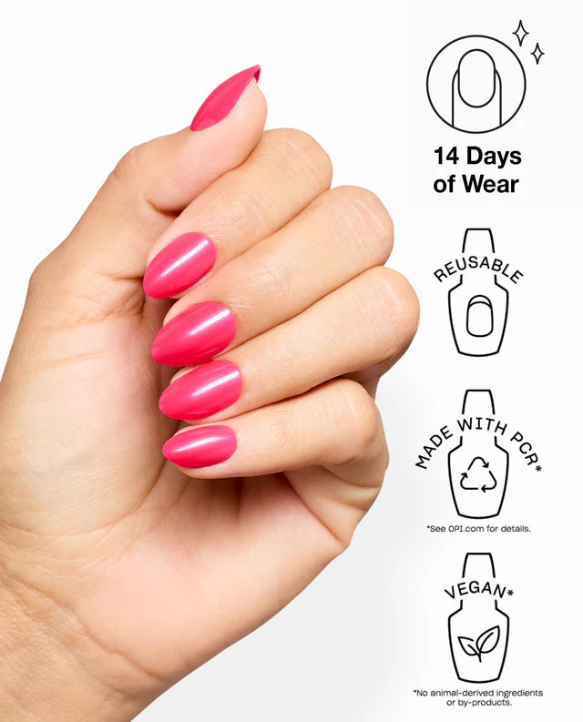 OPI xPRESS/ON Iconic Shades (Short) Pompeii Pink ANS067S