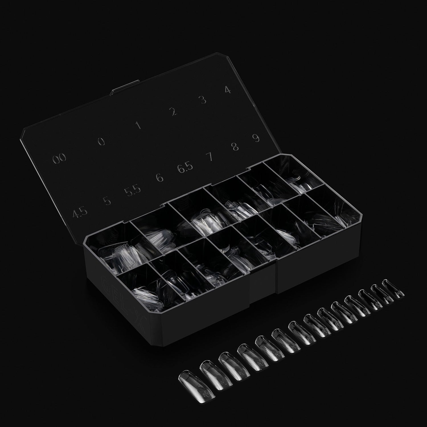 Apres Gel X™ Box of 280pcs / 210pcs Sculpted Square Tips Mini