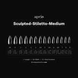 Apres Gel X™ Box of 600pcs 2.0 Sculpted Stiletto Tips