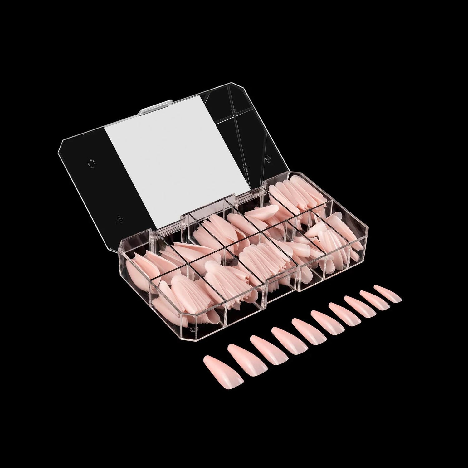 Apres Gel X™ NEUTRALS x Chaun Legend Sculpted Tapered Coffin Extra Long (Box of 150pcs)