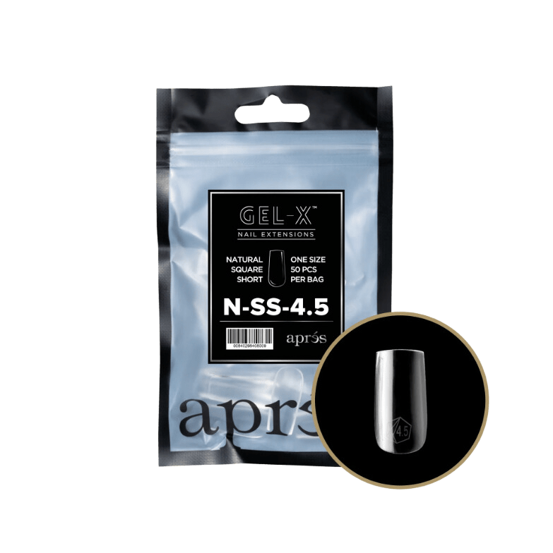 Apres Refill Bags (50pcs) Natural Square Short Tips