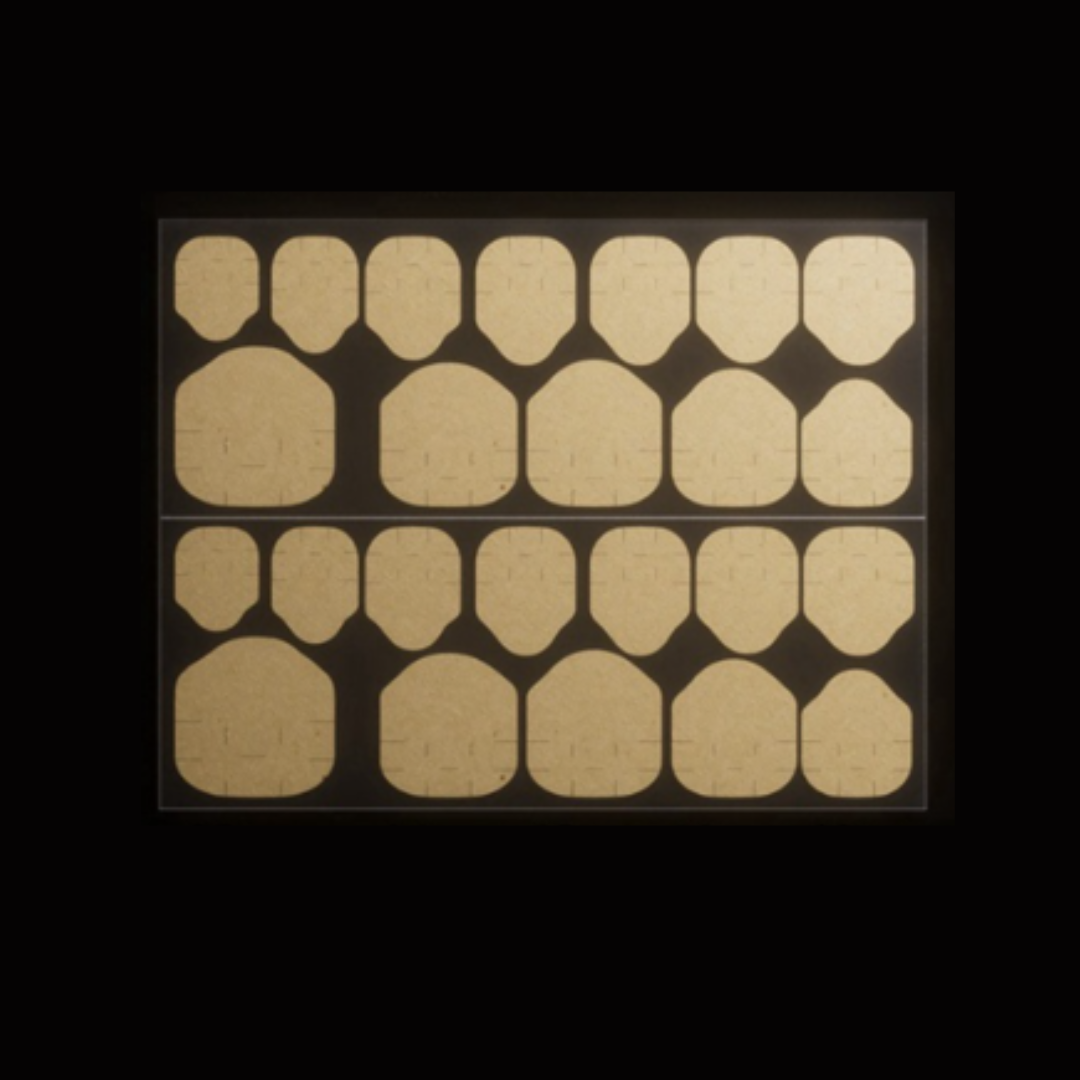 JNBS Stick Clear Nail Glue Transparent Double Side Jelly (10pcs/bag)