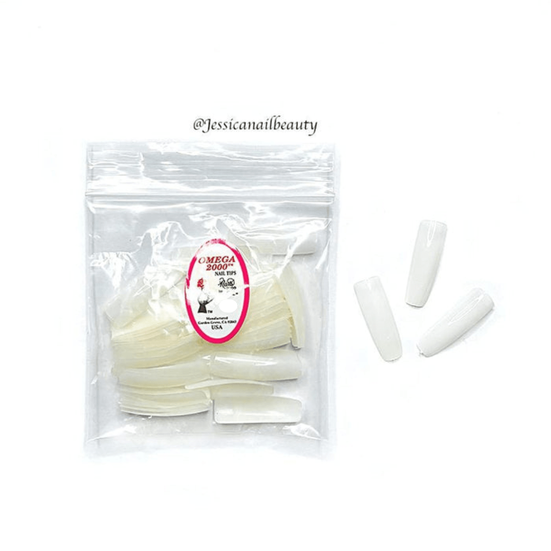 Omega Nail Tips (Bag of 250 pcs) Natural
