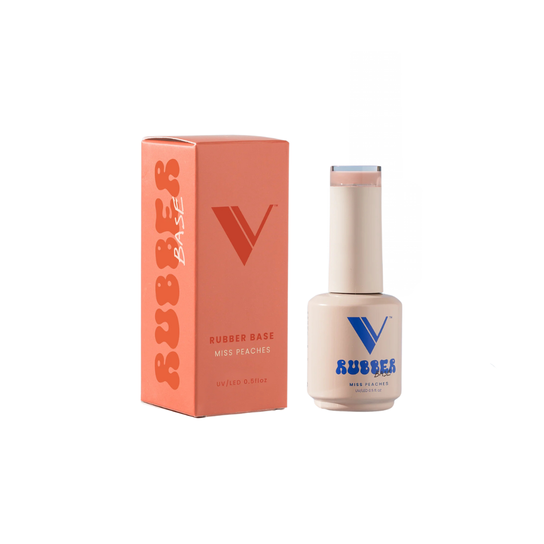 V Beauty Pure Rubber Base Miss Peaches (0.5 oz)