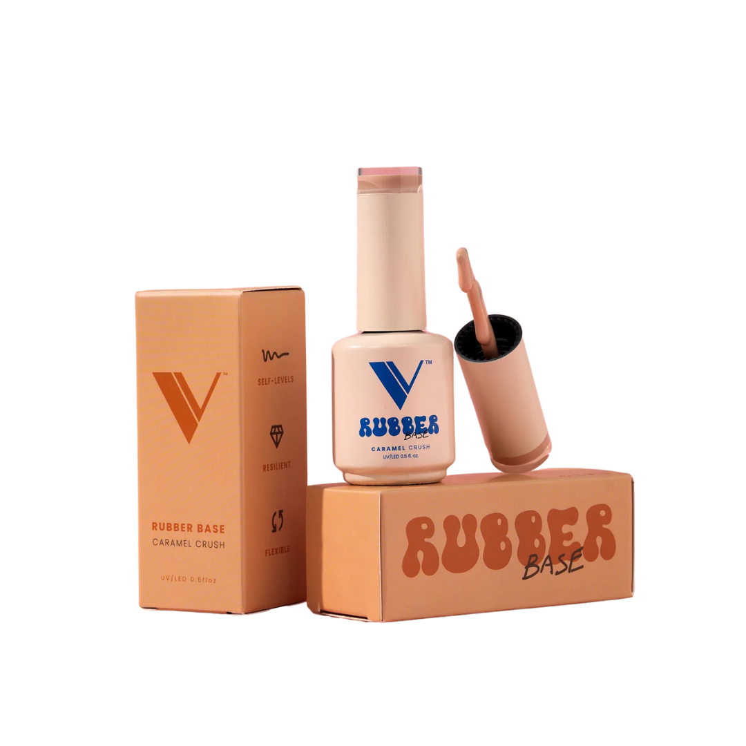V Beauty Pure Rubber Base Caramel Crush (0.5 oz)