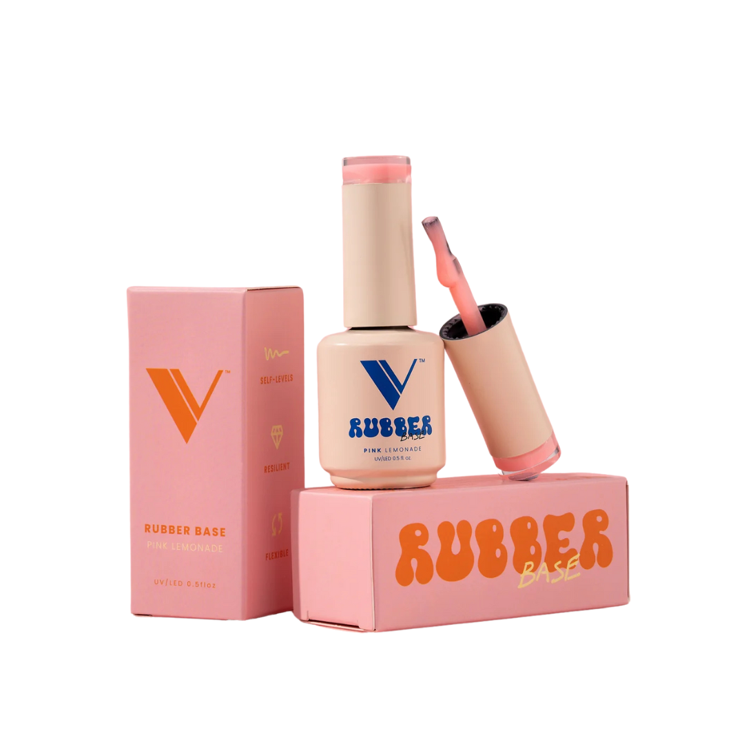 V Beauty Pure Rubber Base Pink Lemonade (0.5 oz)