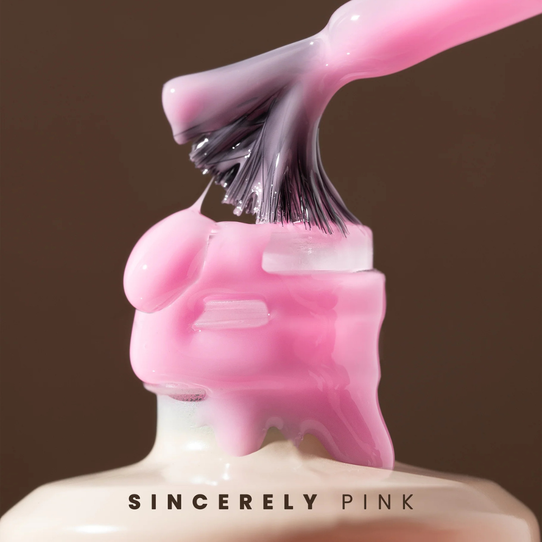 V Beauty Pure Rubber Base Sincerely Pink (0.5 oz)