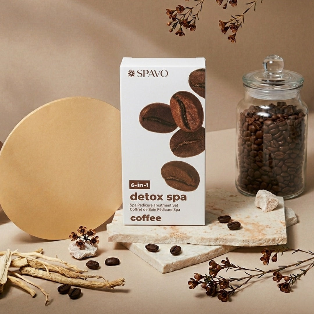 SPAVO 6 in 1 Pedicure Detox Spa Kit