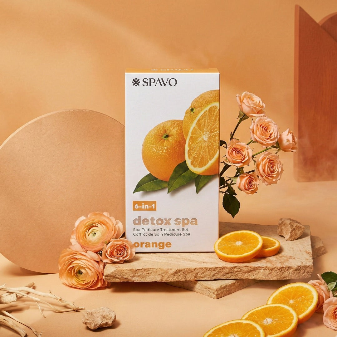 SPAVO 6 in 1 Pedicure Detox Spa Kit