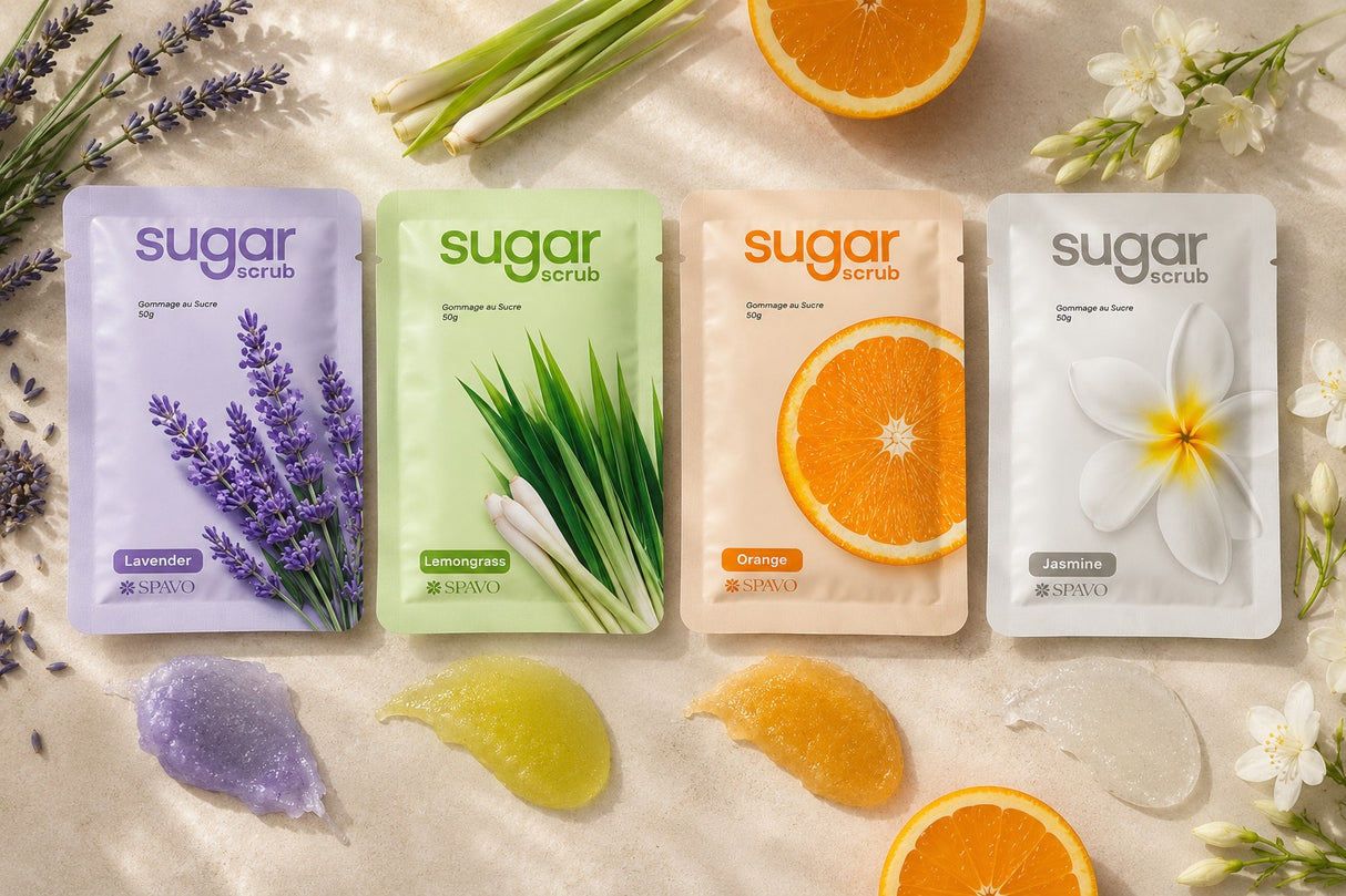 SPAVO Single-Use Exfoliating Sugar Scrub (50g )