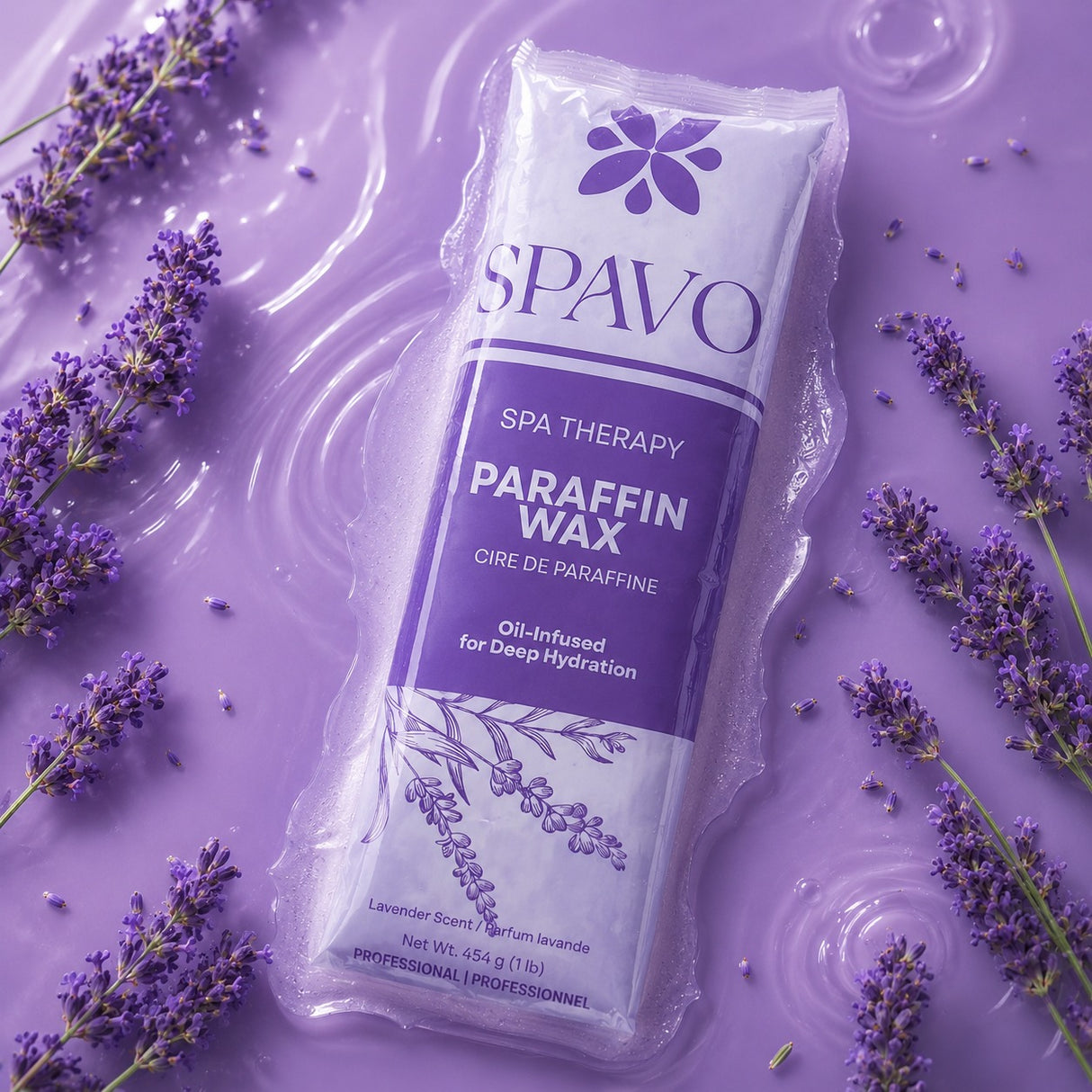 SPAVO Oil-Infused Paraffin Wax 1Lb
