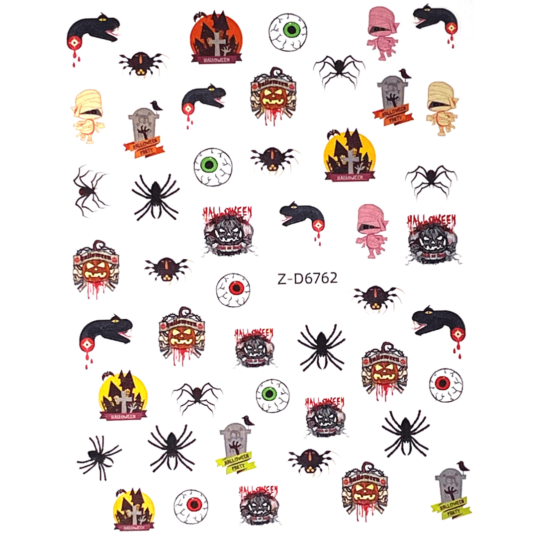 JNBS Nail Sticker Halloween Spooky