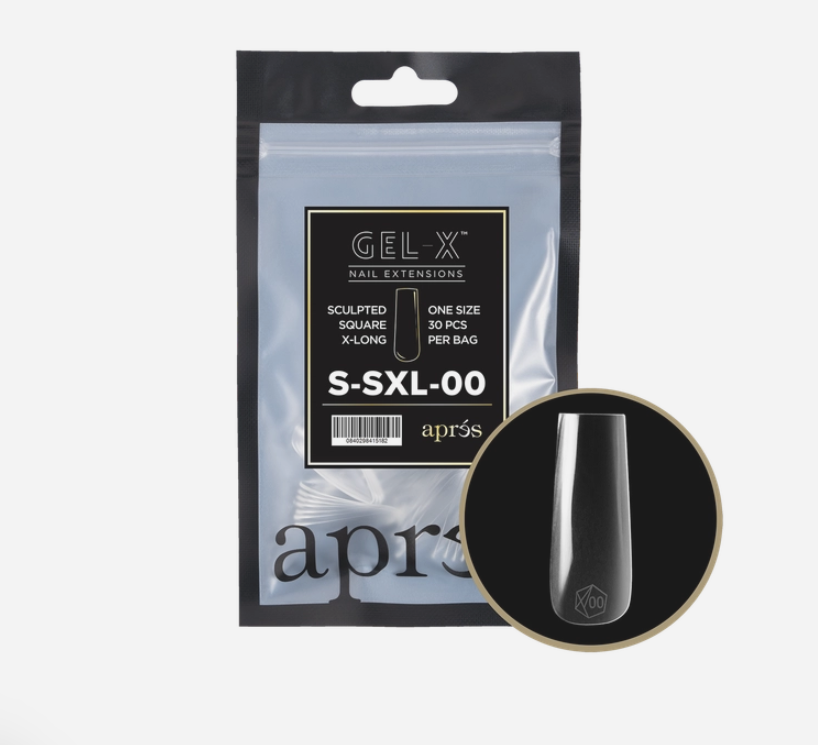 Apres Gel-X Refill Bags (30pcs) Sculpted Square Extra Long