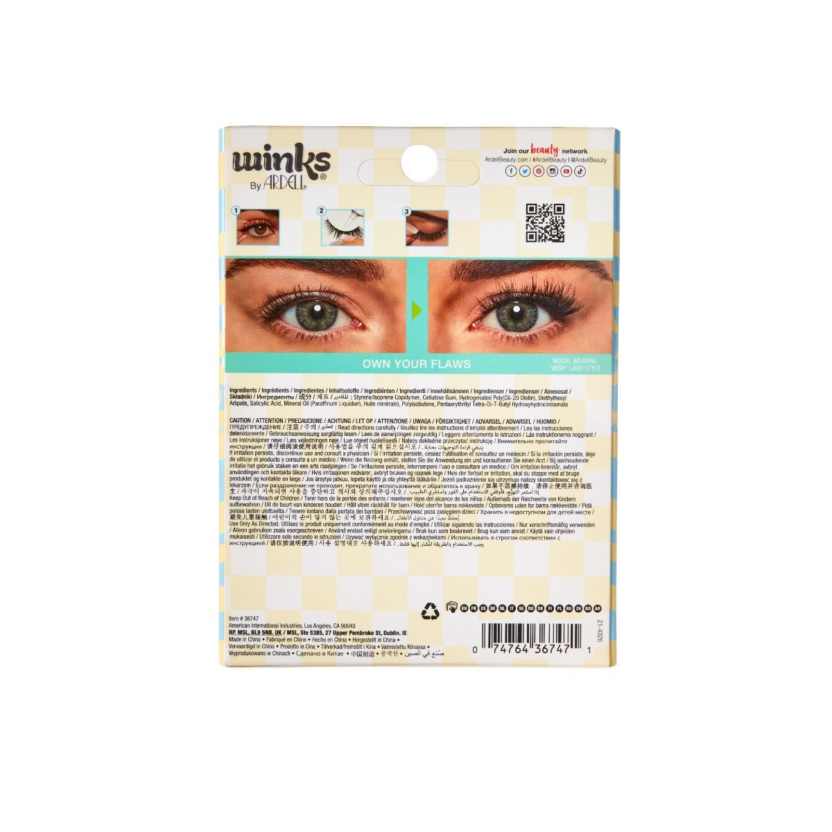 Ardell Winks Be Yourself Wish + Vibez Lashes & Patches