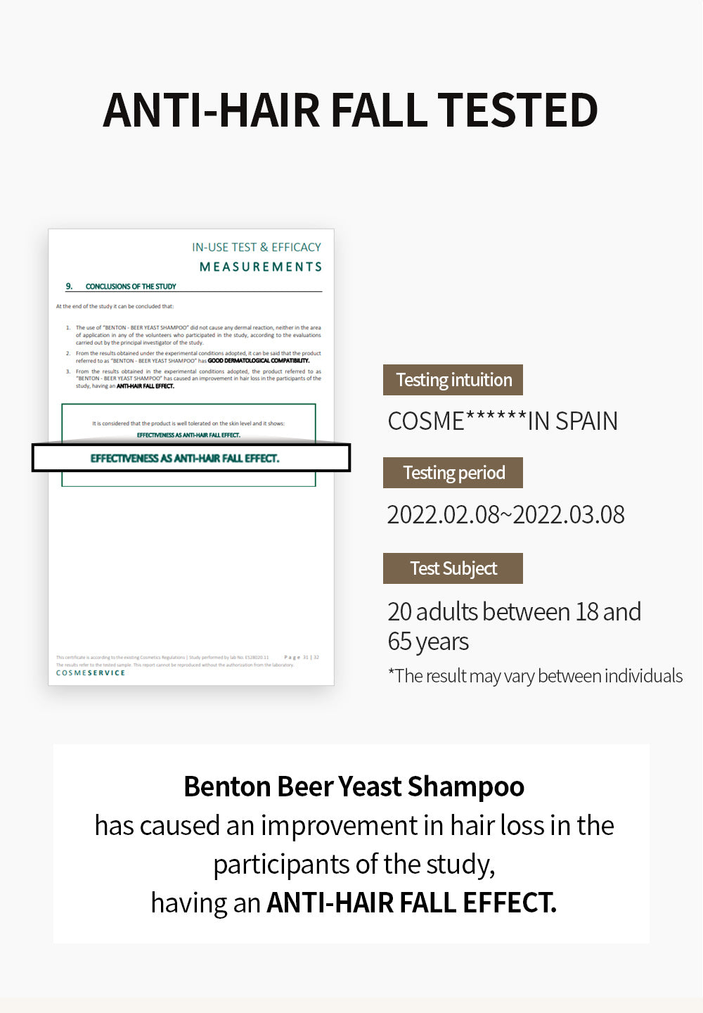 BENTON Beer Yeast Shampoo 500mL
