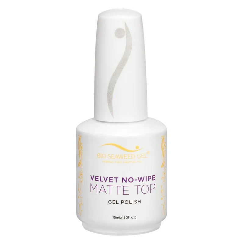 Bio Seaweed Gel Velvet No-Wipe Matte Top Gel Polish