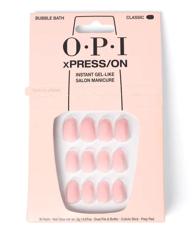 OPI xPRESS/ON Press On Nails Bubble Bath (Short/Long)