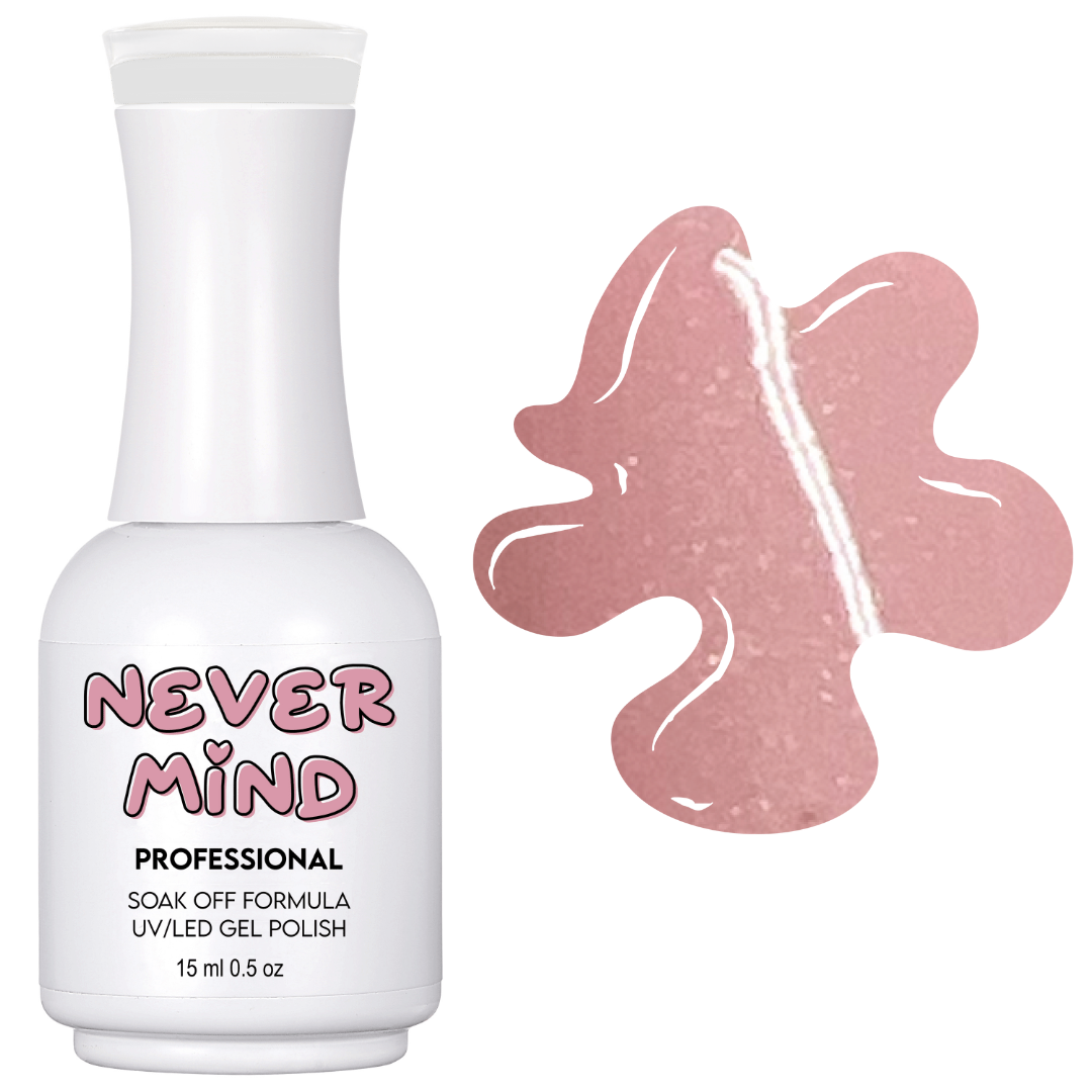Nevermind Gel Polish N412 Strawberry Glimmer