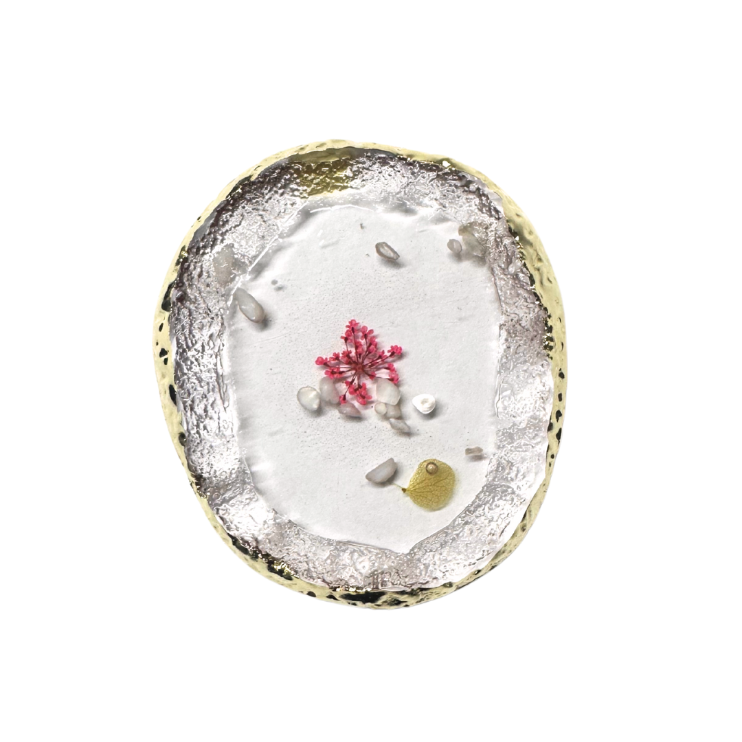 JNBS Resin Nail Art Painting Tray Flower Encapsulation (Assorted Style/Shape)