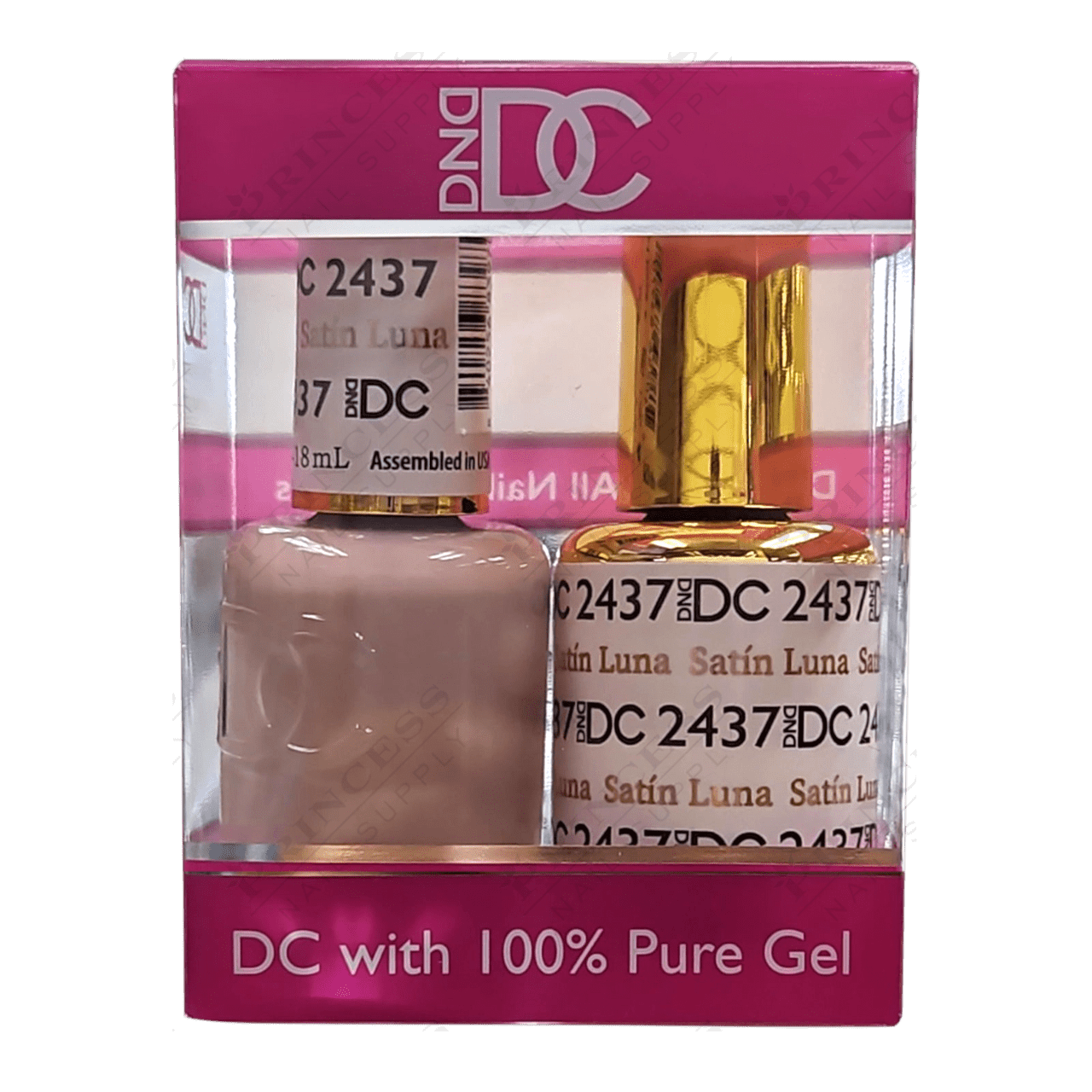 DND DC Duo Gel Matching Color 2437 Satin Luna