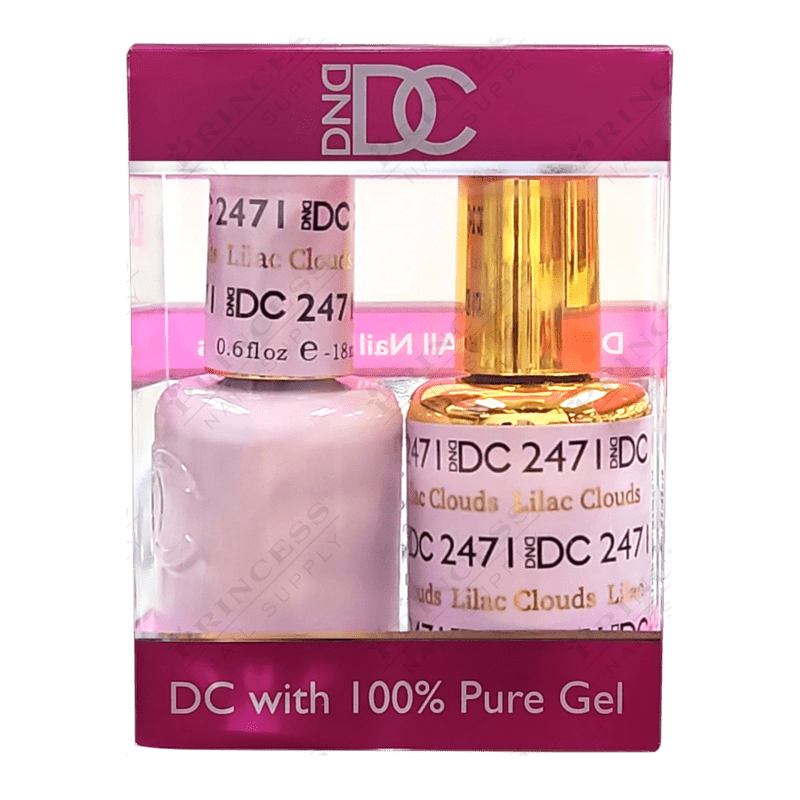 DND DC Duo Gel Matching Color 2471 Lilac Clouds