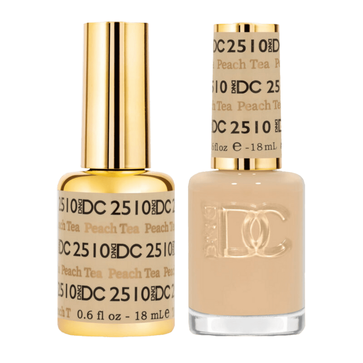 DND DC Duo Gel Matching Color 2510 Peach Tea