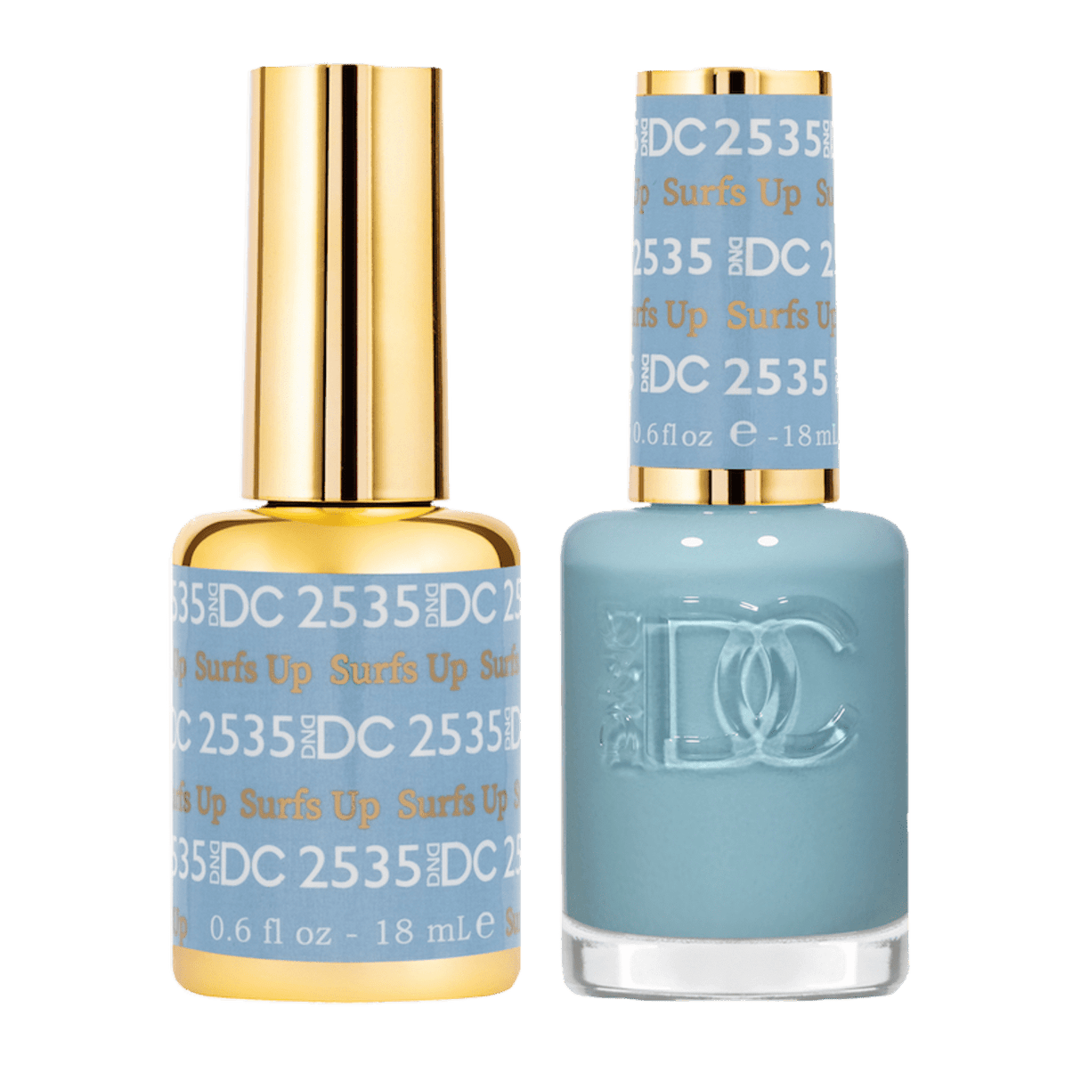 DND DC Duo Gel Matching Color 2535 Surfs Up/ Topless Tropics