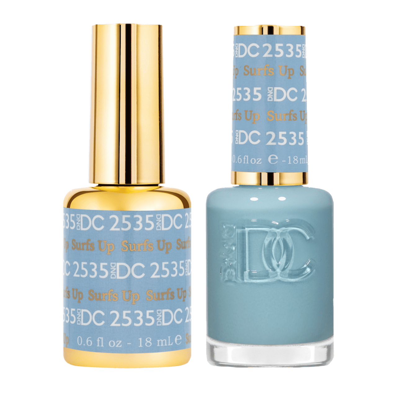DND DC Duo Gel Matching Color 2535 Surfs Up/ Topless Tropics