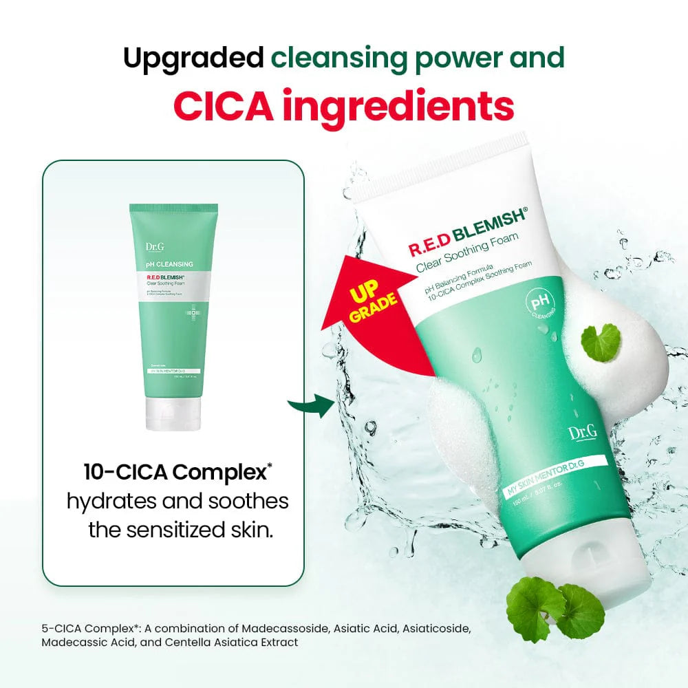 DR.G Red Blemish Clear Soothing Foam 150mL