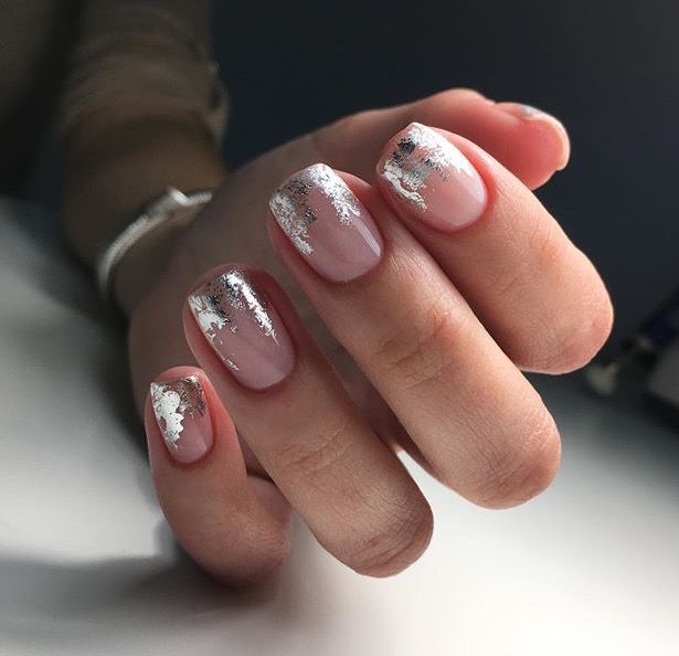 JNBS Silver Nail Foil (Set of 2)