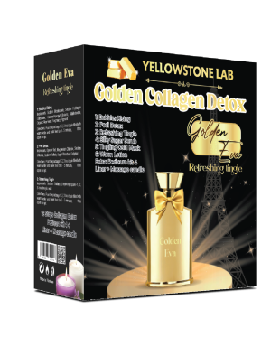 GOLDEN COLLAGEN DETOX Pedicure Kit 9 in 1 | Luxury Spa Foot Treatment