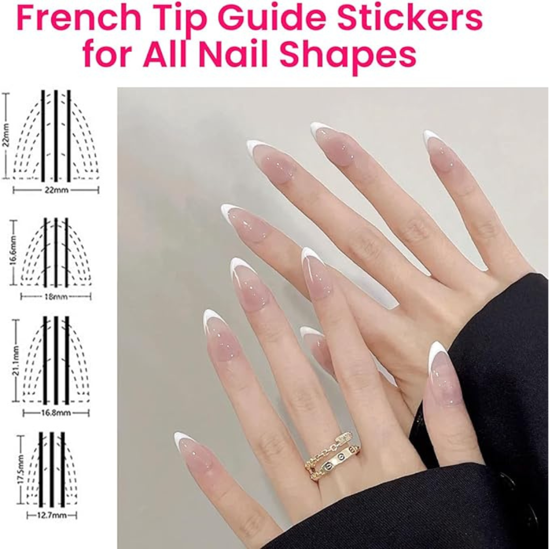JNBS French Tip Guide Sticker