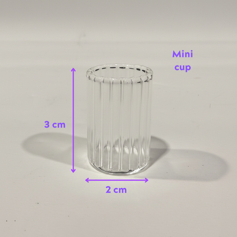 JNBS Mini Glass Dappen Dish & Drill Bit Cleaning Jar - 9015
