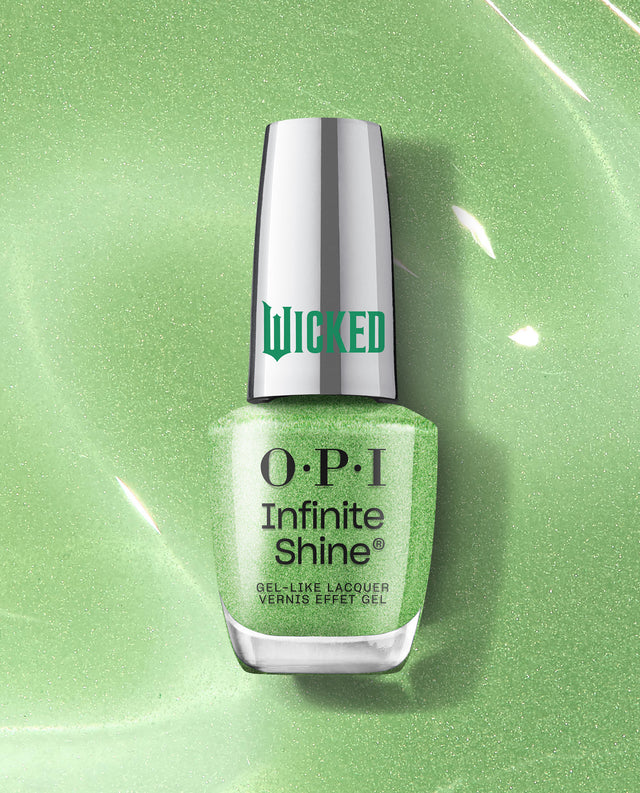 OPI x Wicked Infinite Shine IS HR R15 OPI'm Phosphorescent!