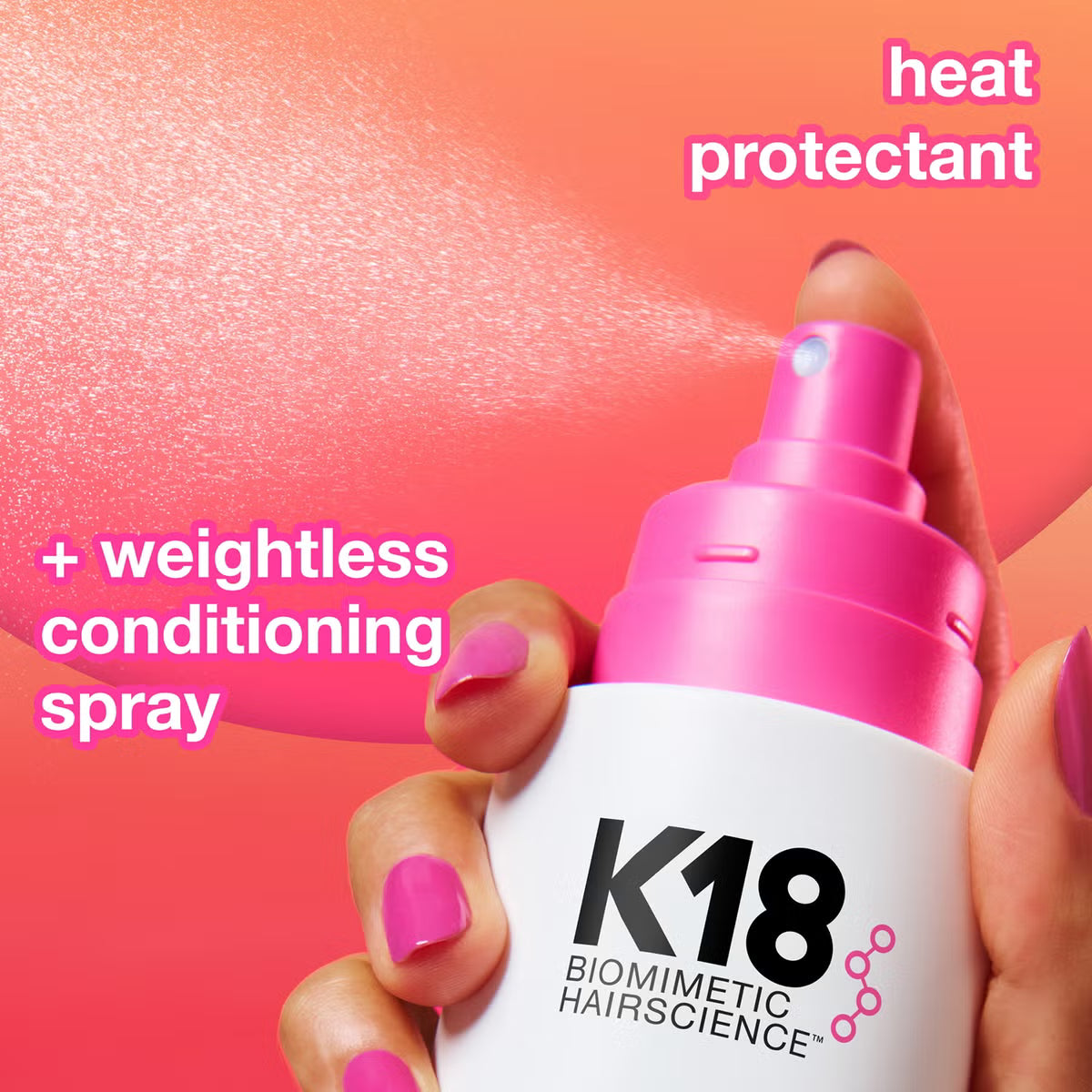 K18 Biomimetic Hairscience Heat Bounce Conditioning Heat Protectant 8 fl. oz.