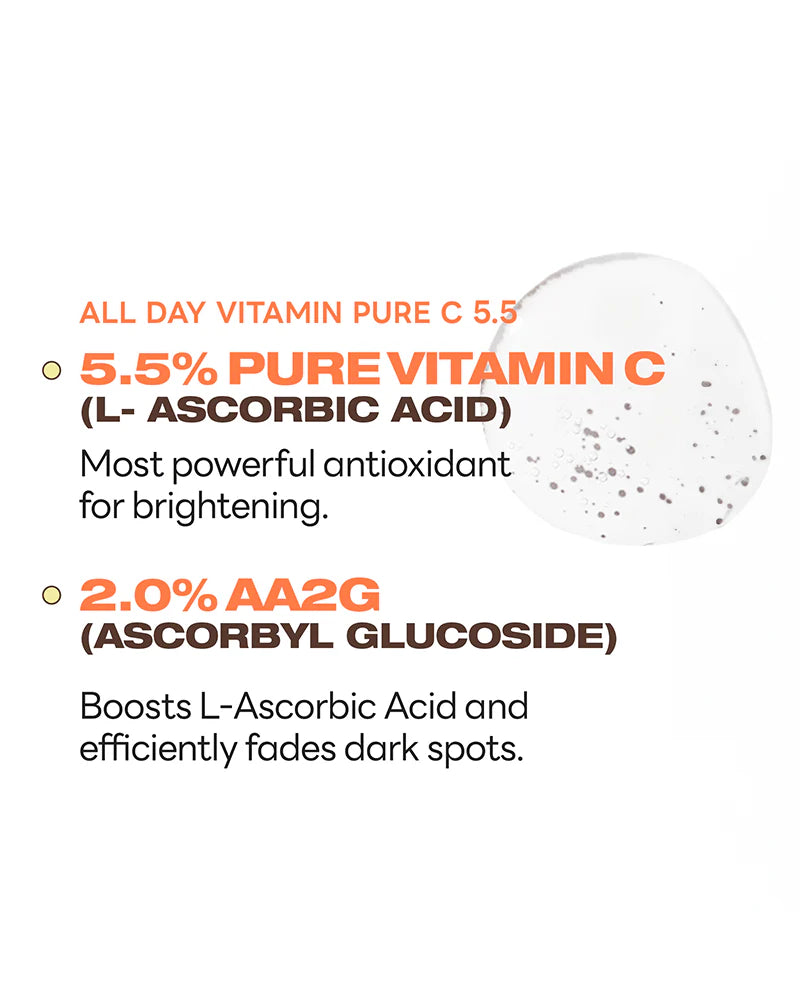 JUMISO All Day Vitamin Pure C 5.5 Glow Serum 30mL