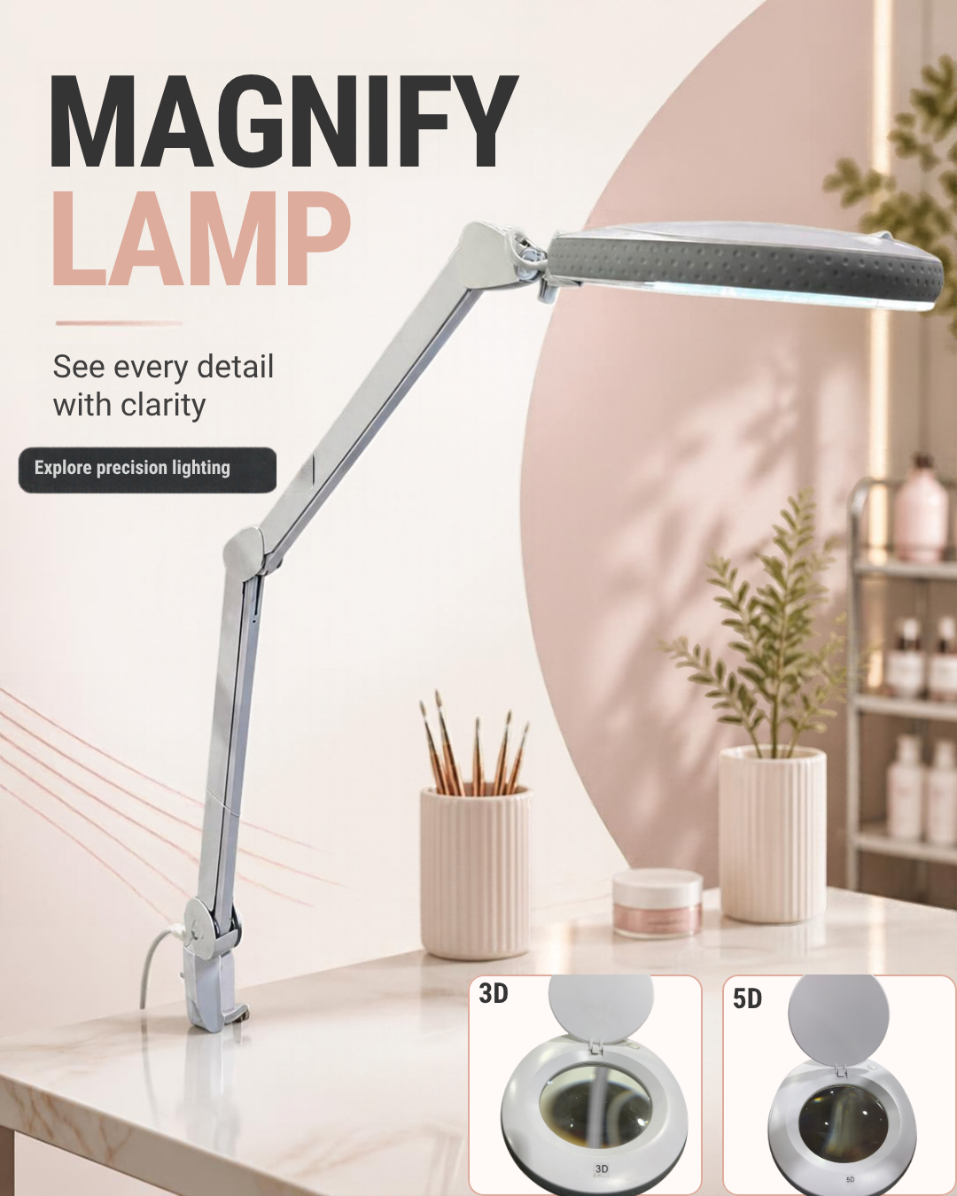 JNBS Magnifying LED Lamp